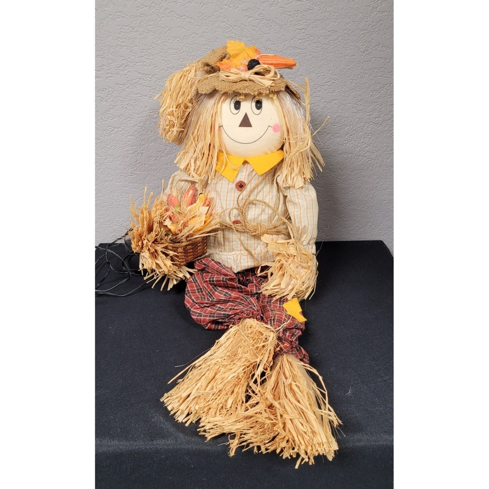 Retired Avon Frankie Scarecrow Fall Halloween Decor (Read Desc./Decoration Only) - Picture 2 of 5